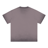 Reverse Dyed Graffiti Cotton T-Shirt