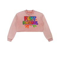 Fight Fentanyl Juise Box Cropped Sweatshirt