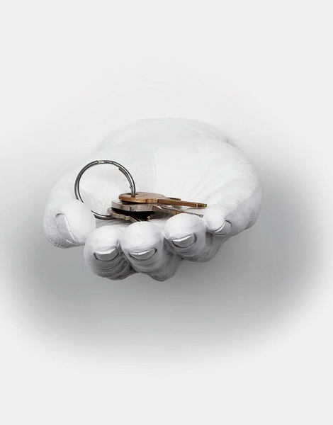 Hand Out Wall Mounted Hook Sculpture