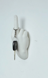 Middle Finger Wall Mounted Hook Sculpture