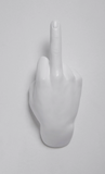 Middle Finger Wall Mounted Hook Sculpture