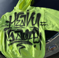 Yellow Mellow Spray Painted Hoodie